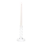 20 cm Kristal Şamdan Mumluk ve Mum Seti (Tekli)