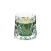 Yılbaşı Kristal Cam Bardak Yeşil Apple&Cinnamon Kokulu Vegan Mum