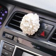 Ekru Karanfil Taşlı Oud Vanilya Araba/Araç Kokusu (20 ml esans ile birlikte)