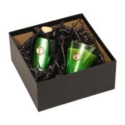 Yılbaşı 130 ml Yeşil Golden Glow Apple& Cinnamon Oda Kokusu Ve Vegan Mum Hediye Seti (Dekoratif Hediye Sıvama Kutulu)