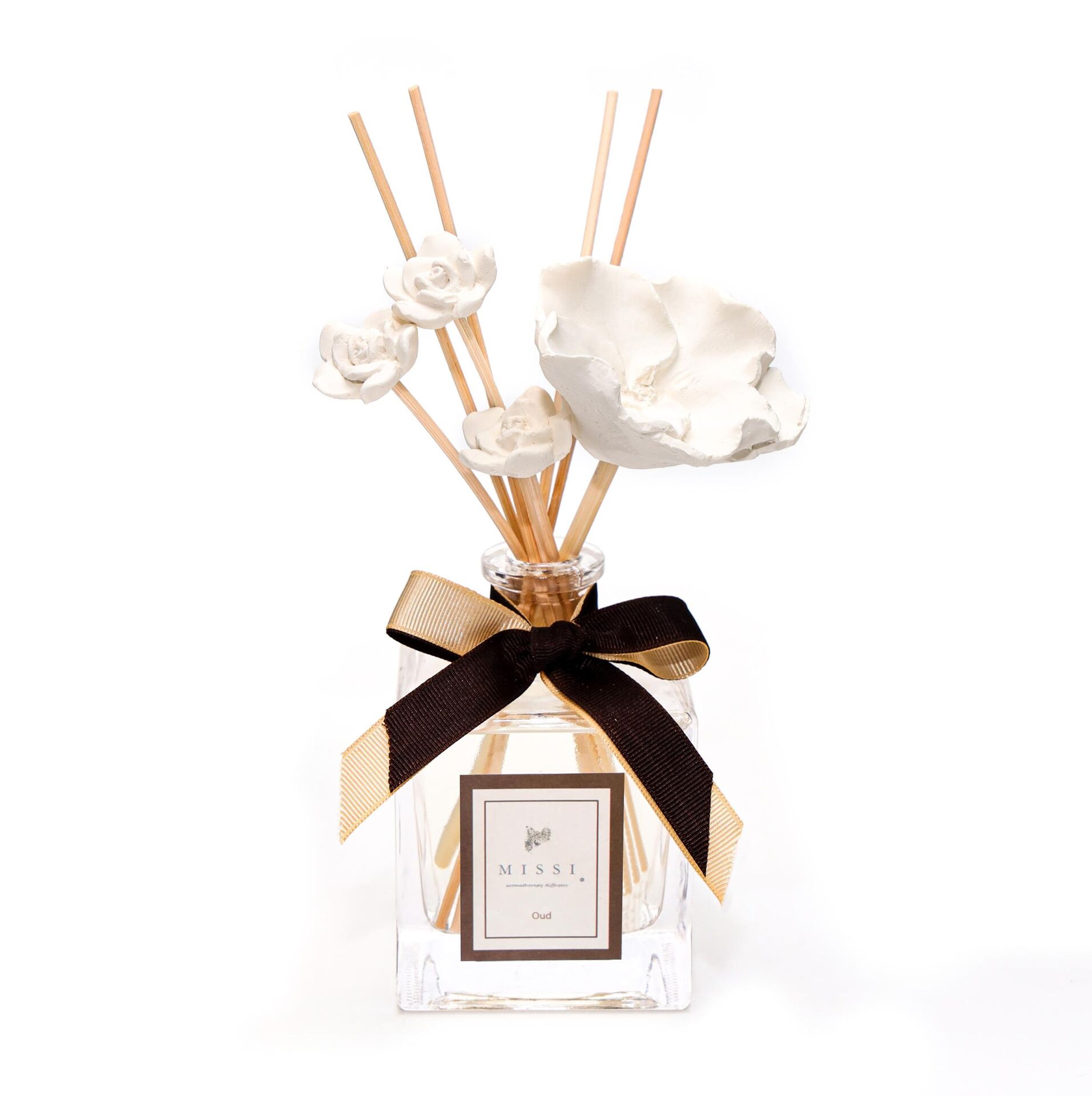 220 ml Kare Cam Şişe Oud Oda Kokusu