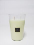 Büyük Cam Vazo Dark Amber Kokulu Vegan Mum (1200 gr)