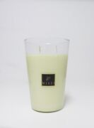 Büyük Cam Vazo Patchoulı Kokulu Vegan Mum