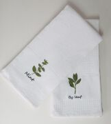 2'li Mınt & By Leaf Nakışlı Kurulama Bezi