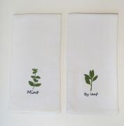 2'li Mınt & By Leaf Nakışlı Kurulama Bezi