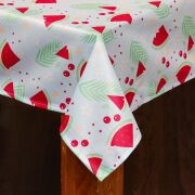 Karpuz ve Kiraz Desenli Leketutmaz Masa Örtüsü(140x180)