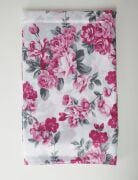 PEMBE ÇİÇEKLİ LEKETUTMAZ MASA ÖRTÜSÜ