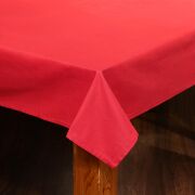 Kırmızı Pamuklu Masa Örtüsü (140x180)