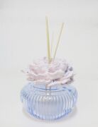 Kristal Şişe Mavi Gül Taşlı Yasemin Sandal  Oda Kokusu