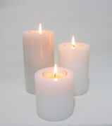 7X8 cm Düz Kesim Blok Mumluk ve Tealıght Seti