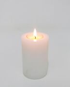 7X11 cm Düz Kesim Blok Mumluk ve Tealıght Seti