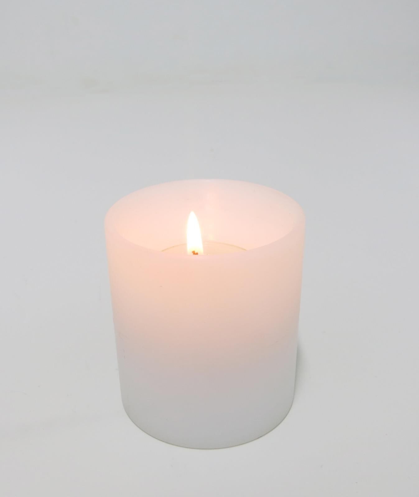 7X8 cm Derin Kesim Blok Mumluk ve Tealıght Seti