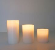 7X8 cm Derin Kesim Blok Mumluk ve Tealıght Seti