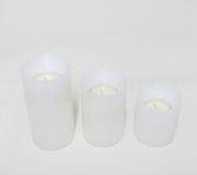 7X14 cm Derin Kesim Blok Mumluk ve Tealıght Seti