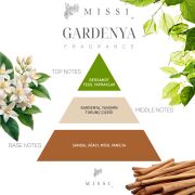 350 ml Fitilli Cam Şişe Gardenya Oda Kokusu