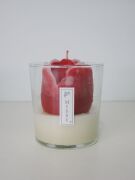 Cam İçi Ottoman Garden Kokulu Kırmızı Lale Vegan Mum