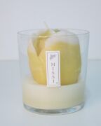 Cam İçi Ottoman Garden Kokulu Sarı Lale Vegan Mum