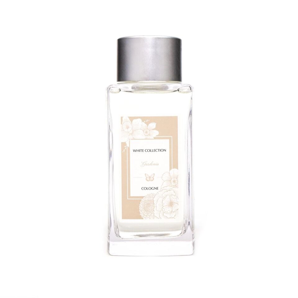 180 ml Kare Cam Şişe Gardenya Kolonya(Gümüş kapaklı)