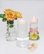 MİSSİ BOĞUMLU ÜFLEME CAM VAZO (17 CM)