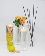 MİSSİ EL YAPIMI RUF YAKA CAM MUMLUK VE TEALIGHT SETİ