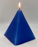 MİSSİ SAKS MAVİSİ PİRAMİT MUM