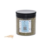 White Jasmine Kokulu Yeşil Yaratıcı İnci Tozu Mum (30 adet fitil ile birlikte)-250 gr