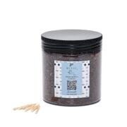 Black Vanilya Kokulu Siyah Yaratıcı İnci Tozu Mum (30 adet fitil ile birlikte)-250 gr