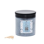 Vanilya Sandal Kokulu Mavi Yaratıcı İnci Tozu Mum (30 adet fitil ile birlikte)-250 gr