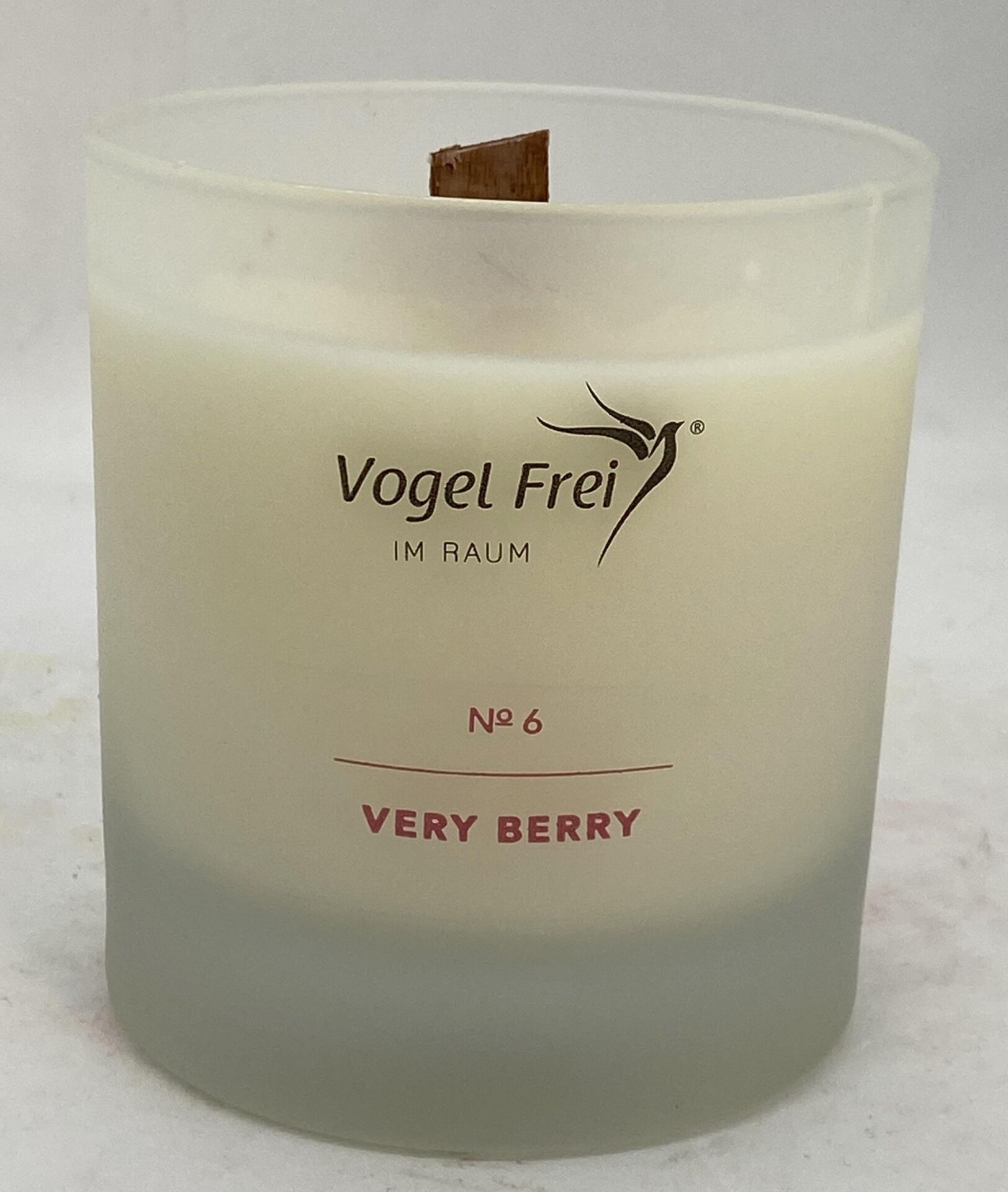 BÜYÜK AHŞAP FİTİLLİ VERY BERRY VEGAN MUM