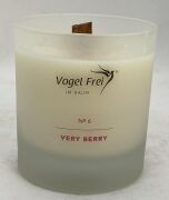 BÜYÜK AHŞAP FİTİLLİ VERY BERRY VEGAN MUM