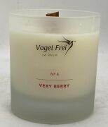 BÜYÜK AHŞAP FİTİLLİ VERY BERRY VEGAN MUM