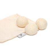 3 Adet Yün Çamaşır Kurutma Topu + 10ml Hanımeli Esansı