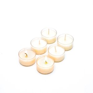 6'lı Amber Çiçeği Kokulu Bitkisel Tealight Mum Seti