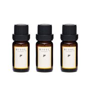 3 adet Yün Çamaşır Kurutma Topu İçin Esans Seti (Beyaz Sabun-Hanımeli-Soft Linen)