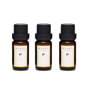 3 adet Yün Çamaşır Kurutma Topu İçin Esans Seti (Beyaz Sabun-Hanımeli-Soft Linen)