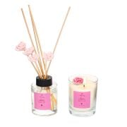 100 ml Rosewood Oda Kokusu ve Vegan Mum Seti