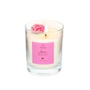 Sevgililer Günü Rosewood Kokulu Vegan Mum (140 gr)