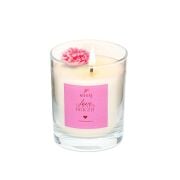 Sevgililer Günü Rosewood Kokulu Vegan Mum (140 gr)