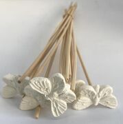 15Lİ KELEBEK TAŞLI DOĞAL BAMBU KAMIŞ