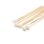 15'li Gül Taşlı Doğal Bambu Kamış Seti