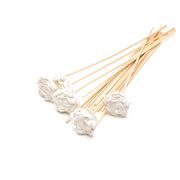 15'li Çiçek Taşlı Doğal Bambu Kamış Seti