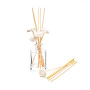 15'li Çiçek Taşlı Doğal Bambu Kamış Seti