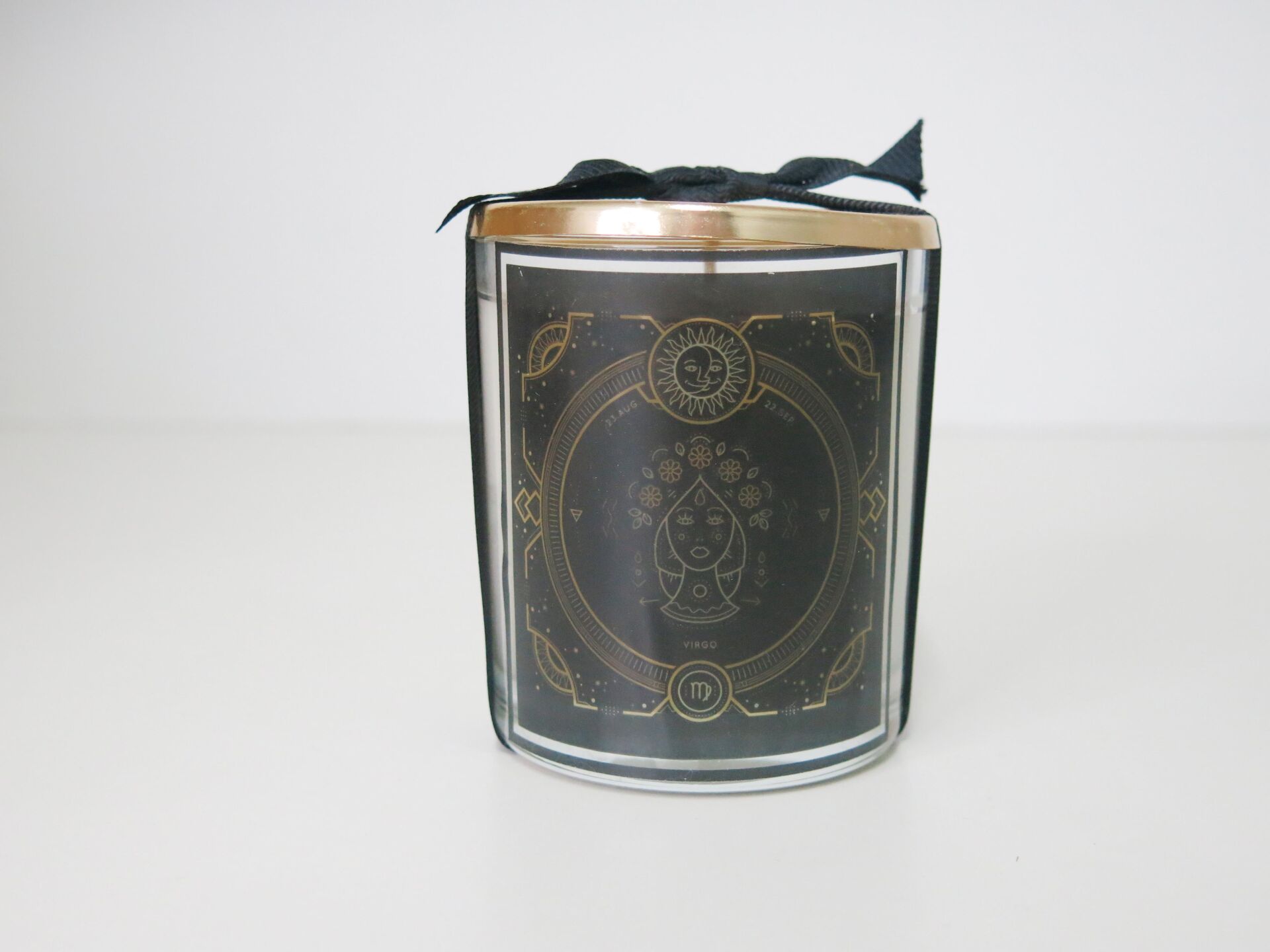 Kapaklı Başak Burcu Kokulu Vegan Mum (140 gr)