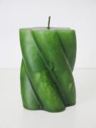 MİSSİ BURGULU SİLİNDİR MUM-10 CM KIRMIZI