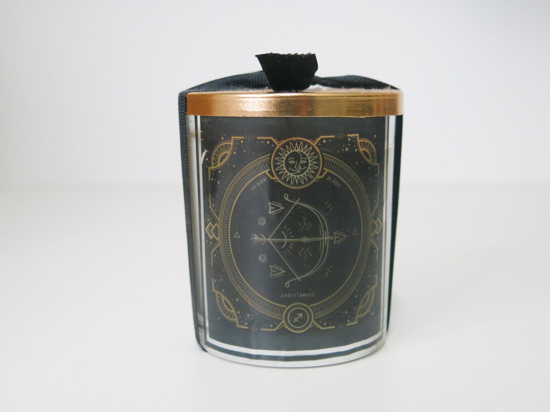 Kapaklı Yay Burcu Kokulu Vegan Mum (140 gr)