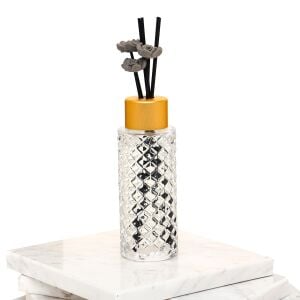 230 ml Kristal Cam Şişe Dark Amber Oda Kokusu
