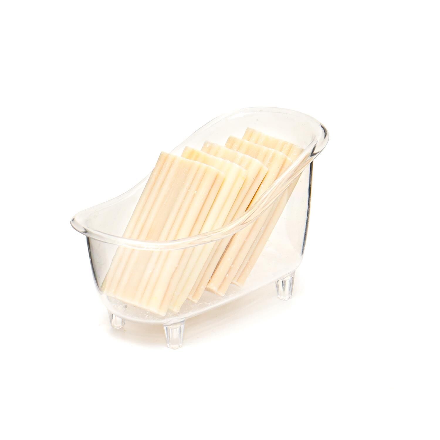 Dekoratif Küvetli Ekru Sabun Banyo Seti