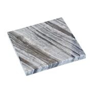 Dekoratif Sunumluk Antrasit Doğal Mermer Taş - 20x20 cm