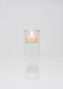 MİSSİ 20 CM CLEAR CAM MUMLUK VE TEALIGHT SETİ