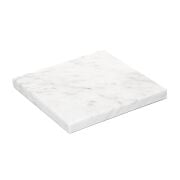 Dekoratif Sunumluk Gri Dalgalar Doğal Mermer Taş - 20x20 cm